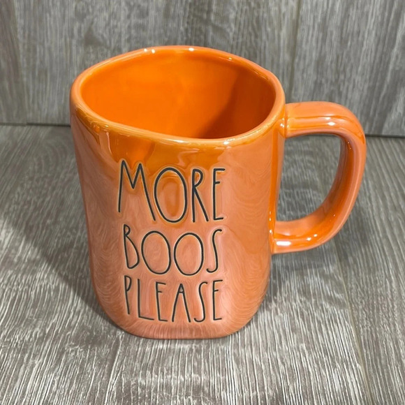 NWT Rae Dunn “MORE BOOS PLEASE” Ceramic Coffee Tea Mug - Picture 1 of 5